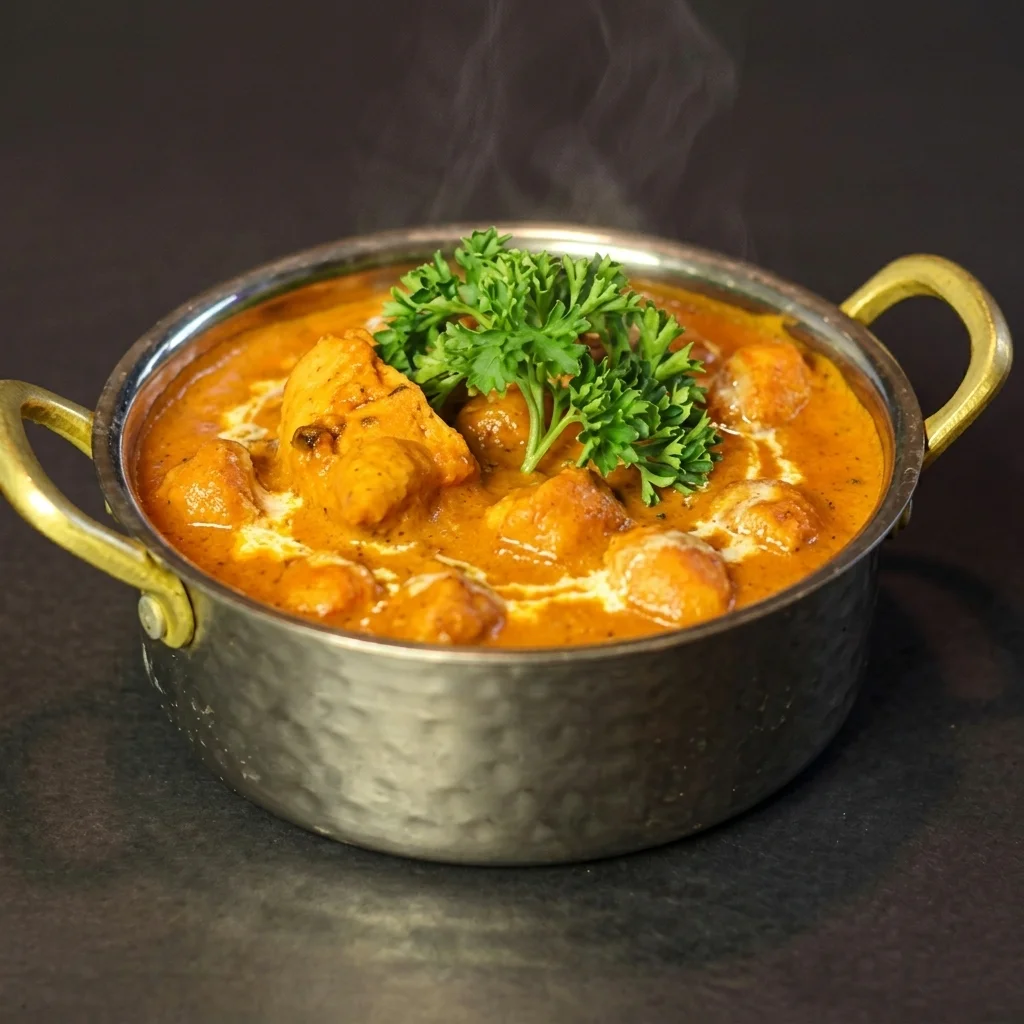 Butter chicken simmered in a creamy tomato and butter gravy at Dil Tak Indian Cuisine and Bar, downtown Toronto